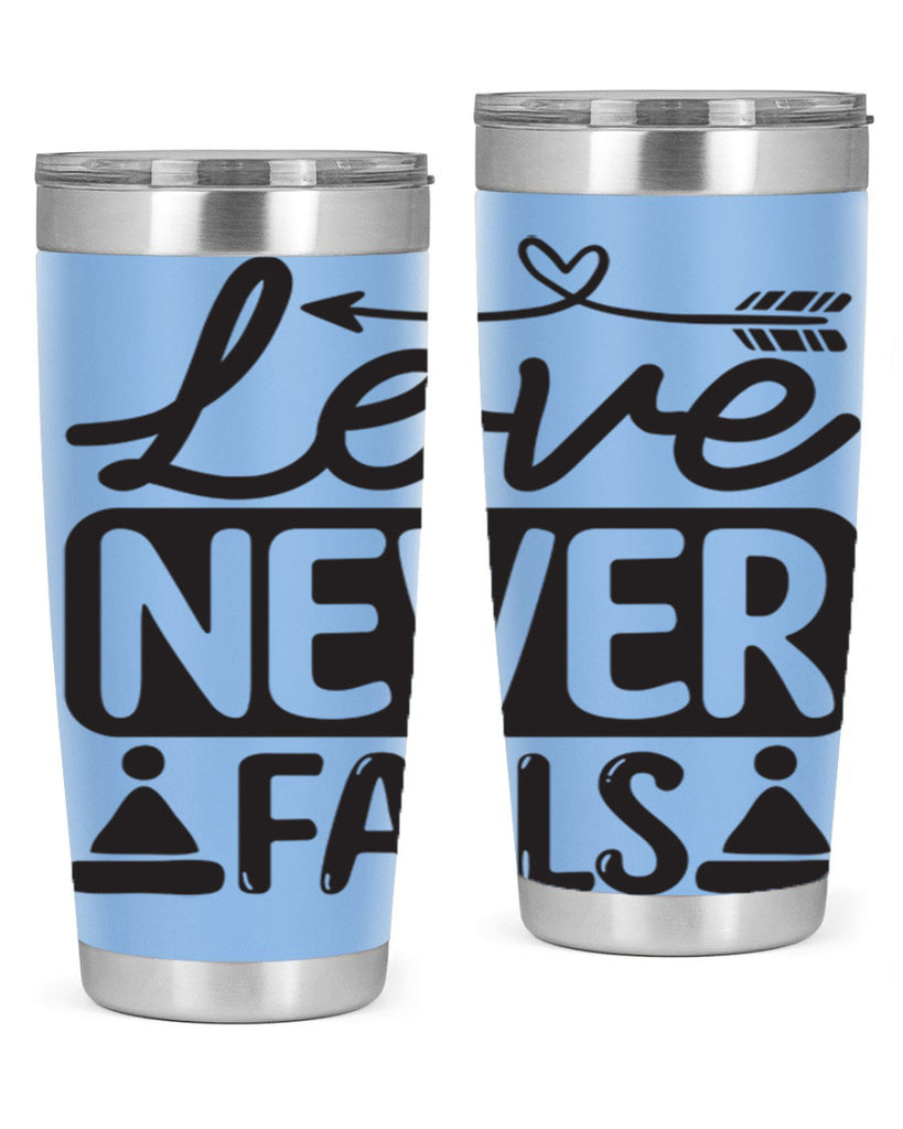 Love never fails 317#- winter- Tumbler