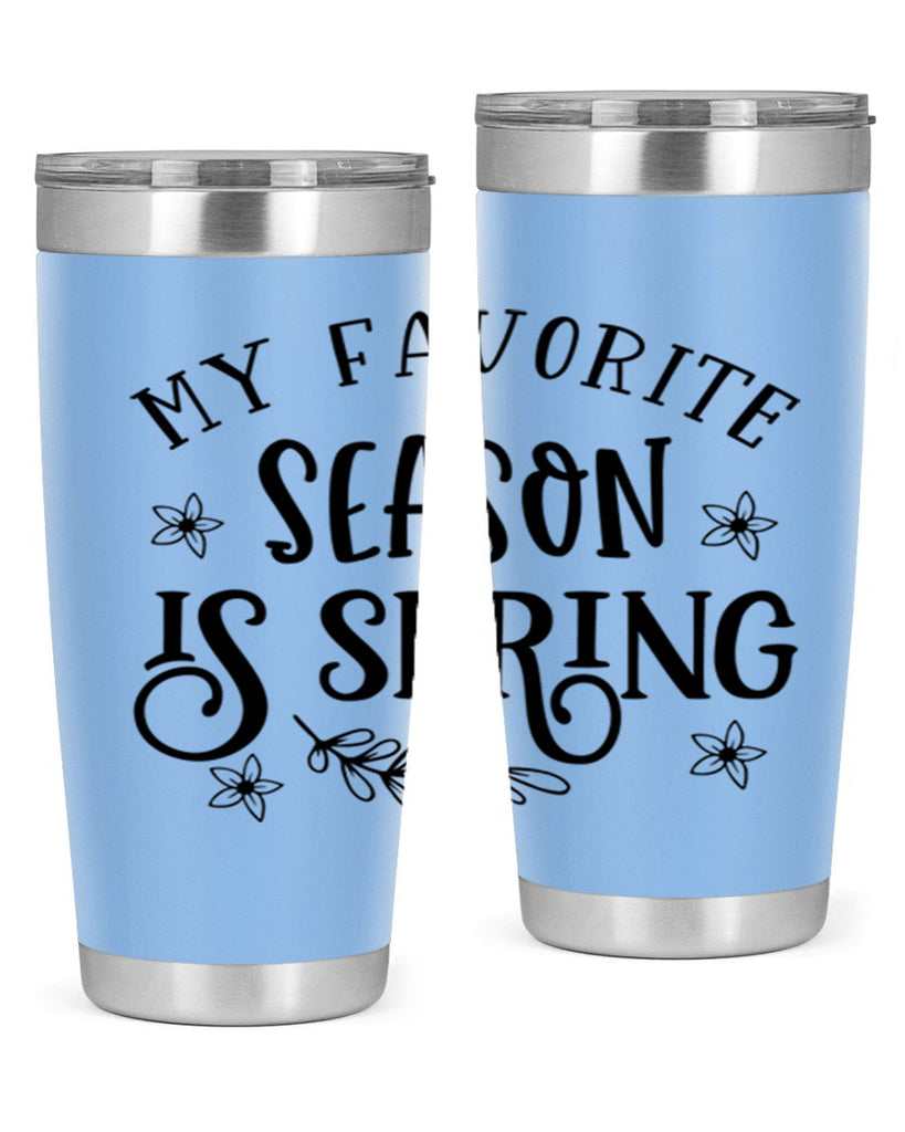 My favorite season is spring 350#- spring- Tumbler