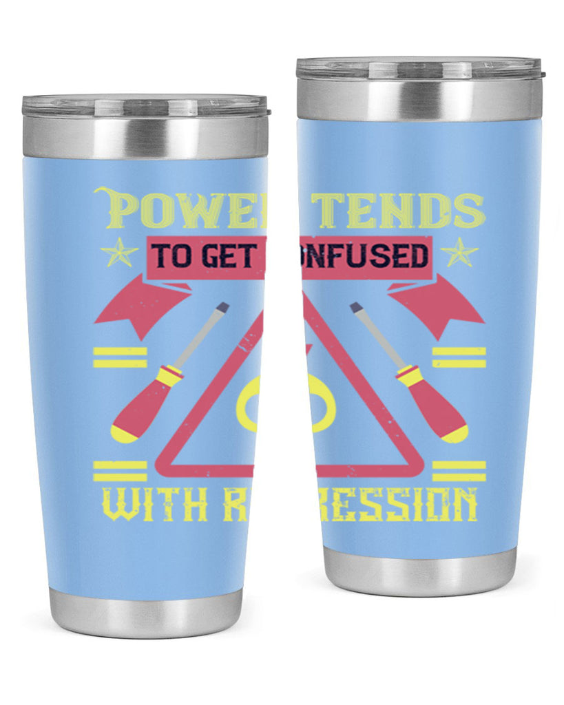 Power tends to get confused with repression Style 17#- electrician- tumbler
