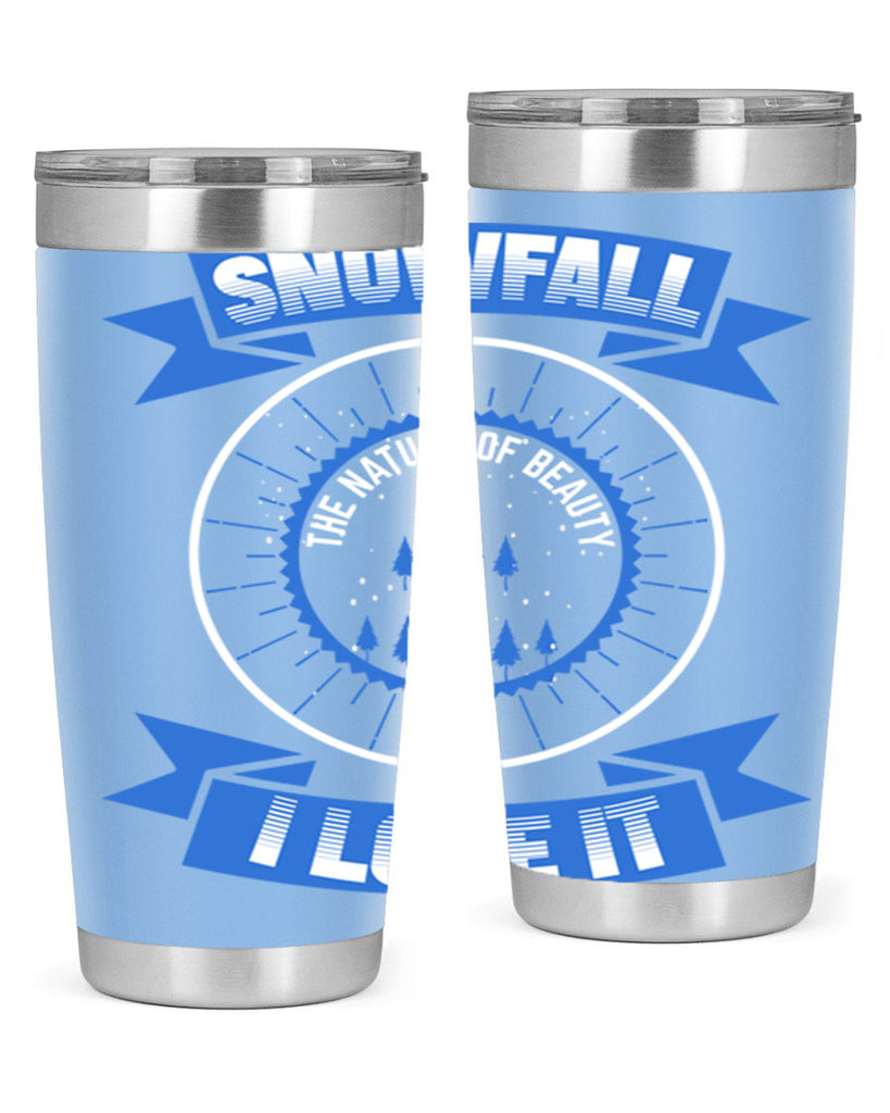 Snowfall Winter 373#- winter- Tumbler