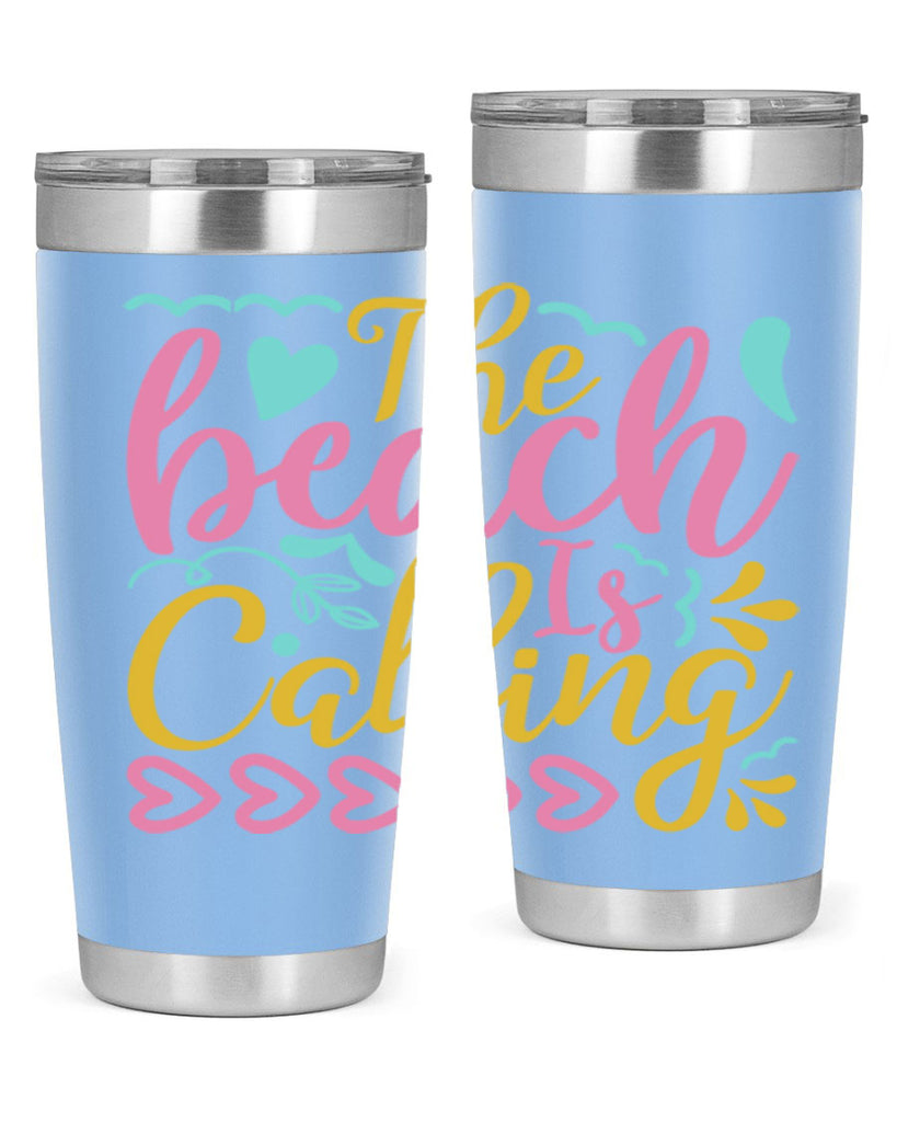 The beach is calling Style 1#- summer- Tumbler