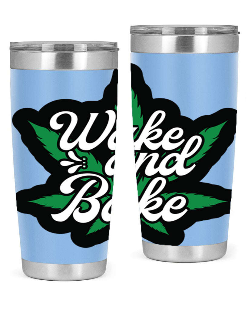 Wake and bake 273#- marijuana- Tumbler