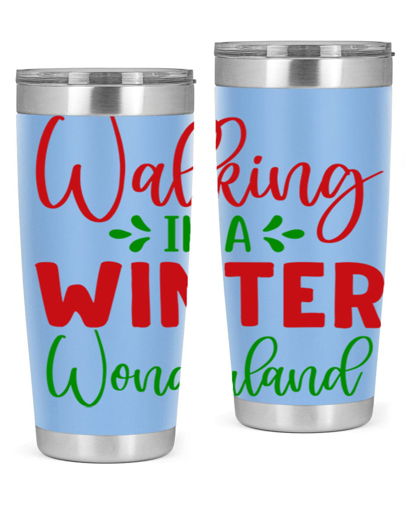 Walking in a Winter Wonderland 436#- winter- Tumbler