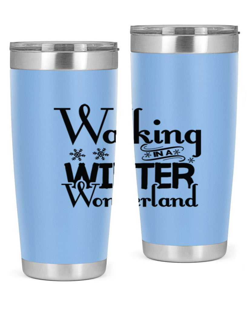 Walking in a Winter Wonderland 437#- winter- Tumbler