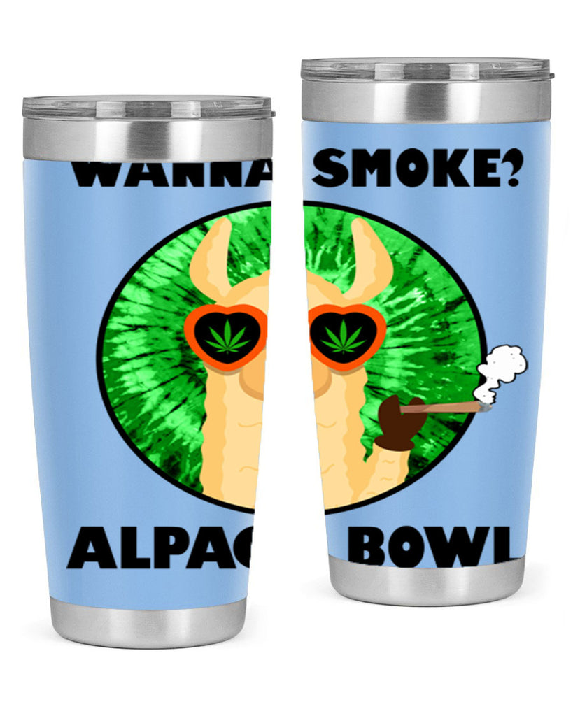 Wanna Smoke Alpaca Bowl 276#- marijuana- Tumbler
