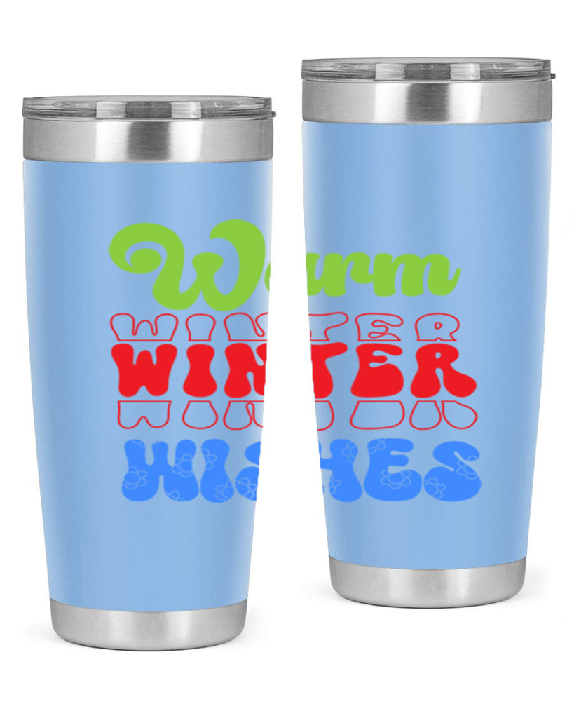 Warm winter wishes 458#- winter- Tumbler