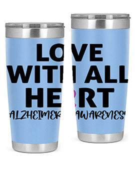 alzheimers awareness style 77#- alzheimers- Tumbler