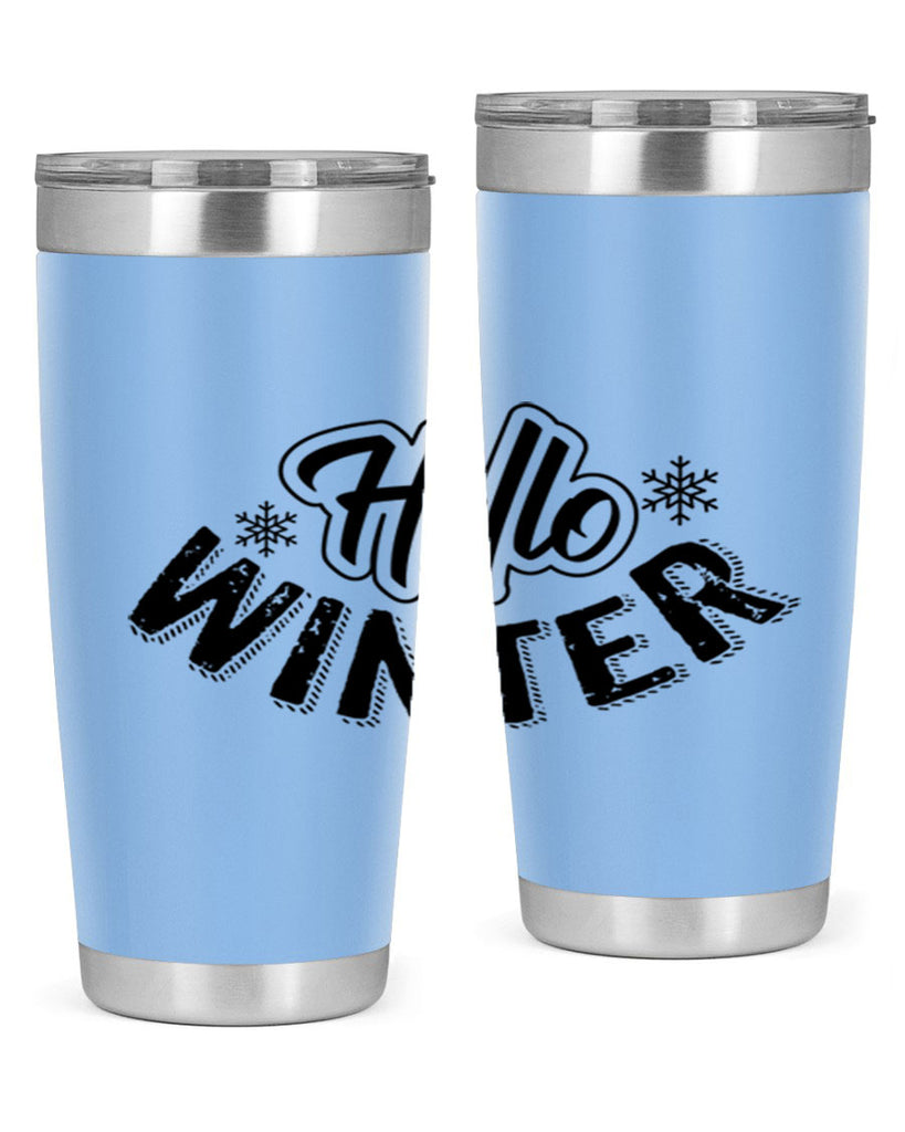 hello winter 169#- winter- Tumbler