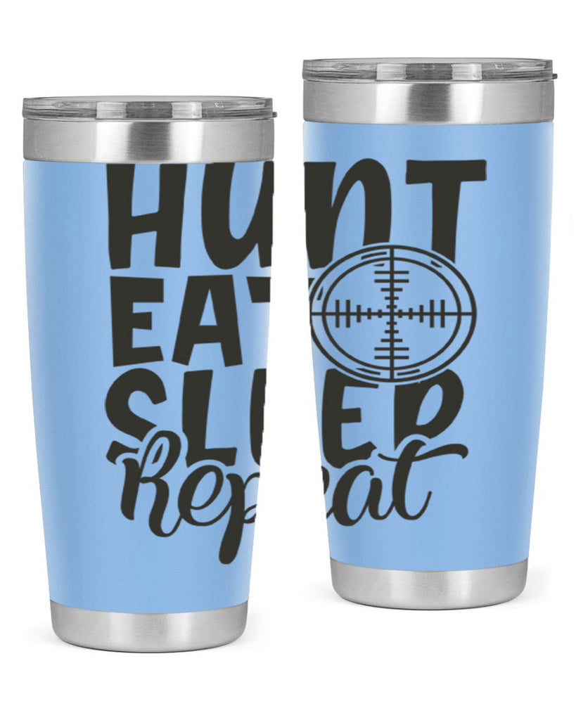 hunt eat sleep repeat 11#- hunting- Tumbler