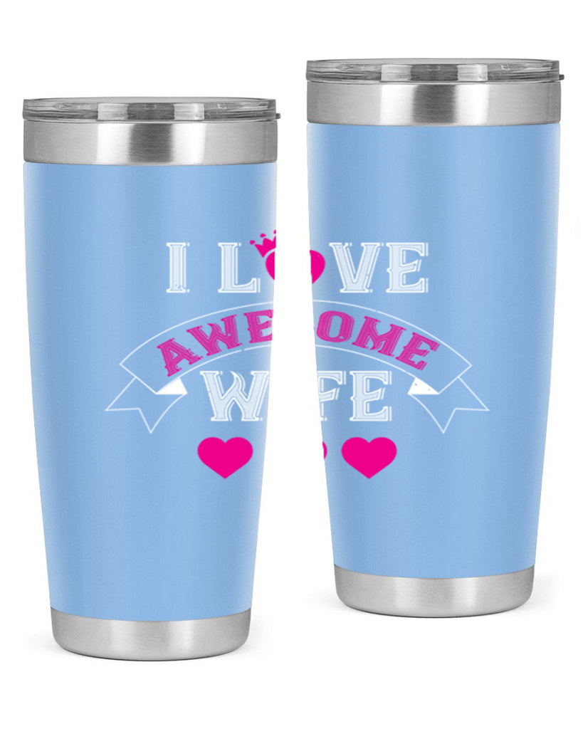 i love awesome wife 57#- valentines day- Tumbler