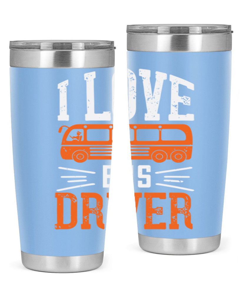i love bus driver Style 30#- bus driver- tumbler