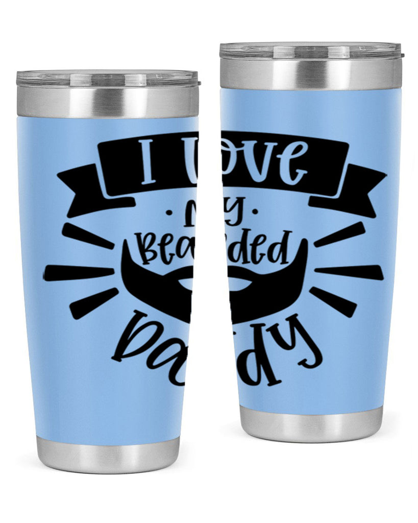 i love my bearded daddy 42#- fathers day- Tumbler