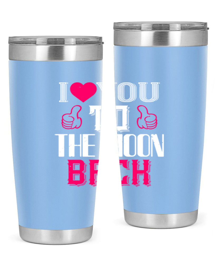 ilove you to the moon beach 49#- valentines day- Tumbler