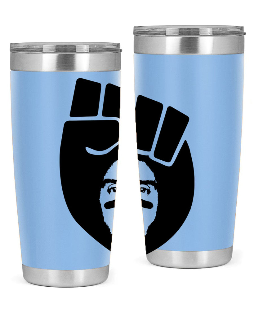 kaepernick fist hair 22#- black men - boys- tumbler
