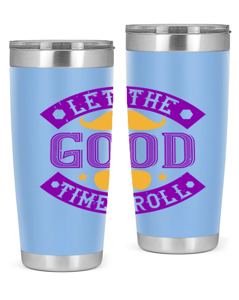let the good times roll 52#- mardi gras- Tumbler