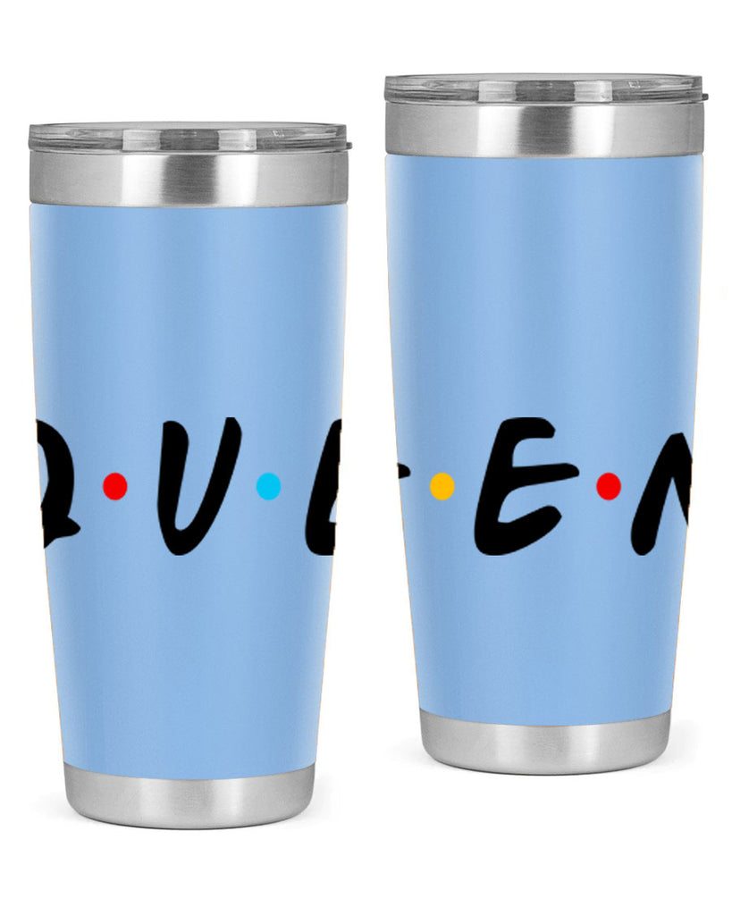 queen friends 49#- black words phrases- Cotton Tank