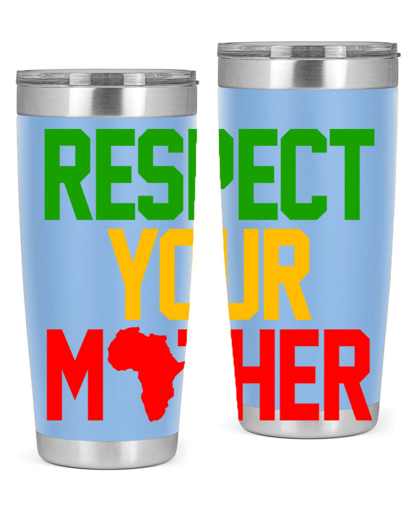 respect your mother 43#- black words phrases- Cotton Tank