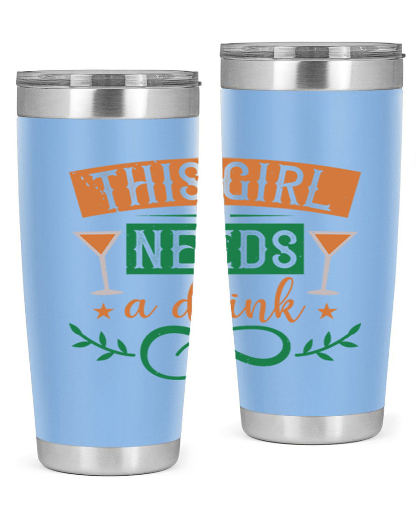 this girl needs a drink 1#- mardi gras- Tumbler