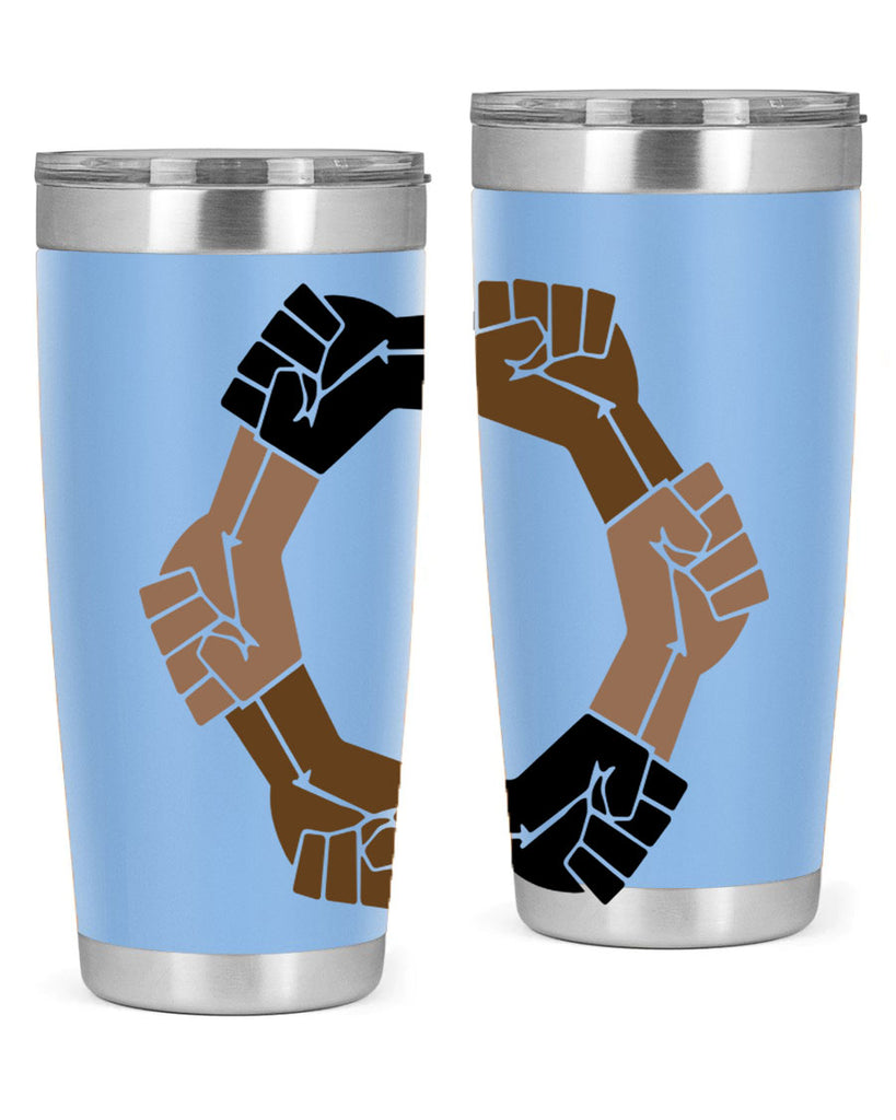 united black power fists 13#- black words phrases- Cotton Tank