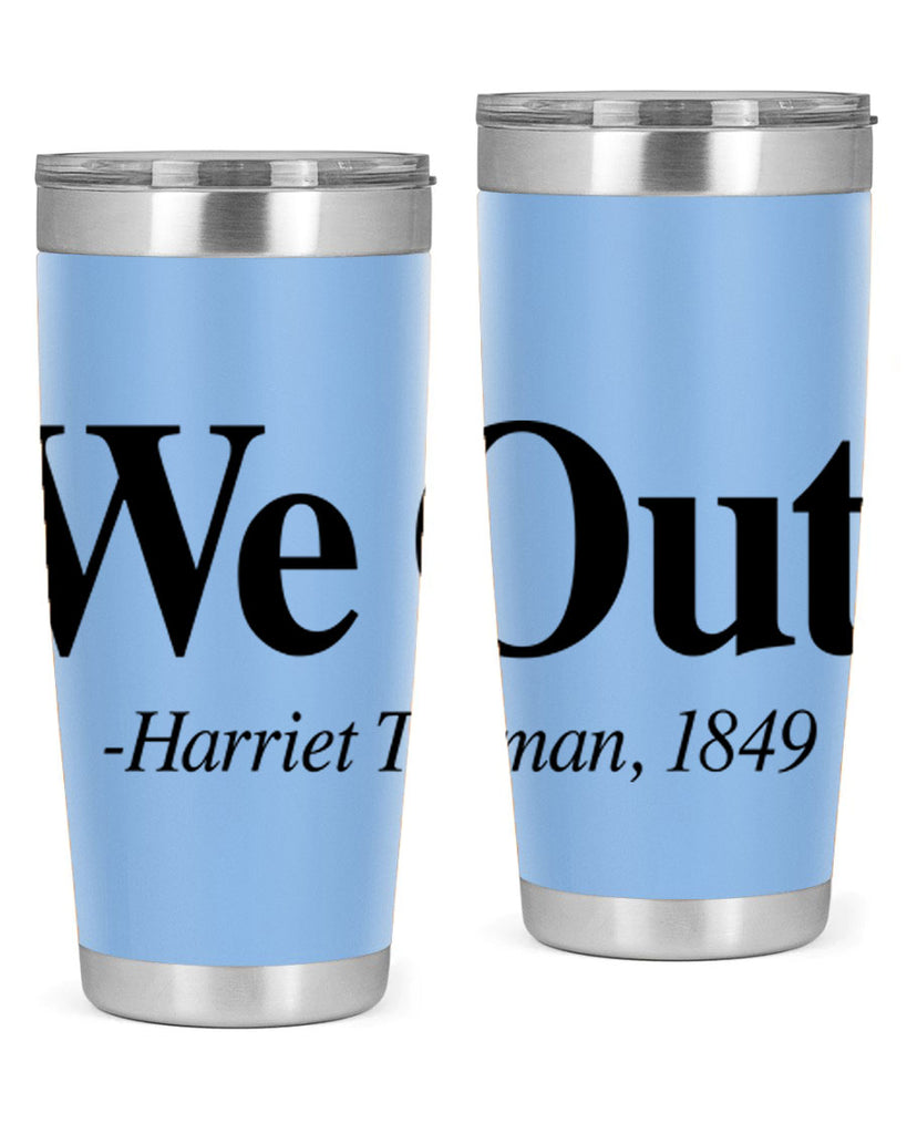 we out harriet tubman 12#- black words phrases- Cotton Tank