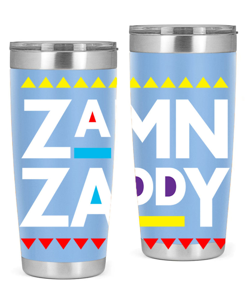 zamn zaddy 1#- black words phrases- Cotton Tank