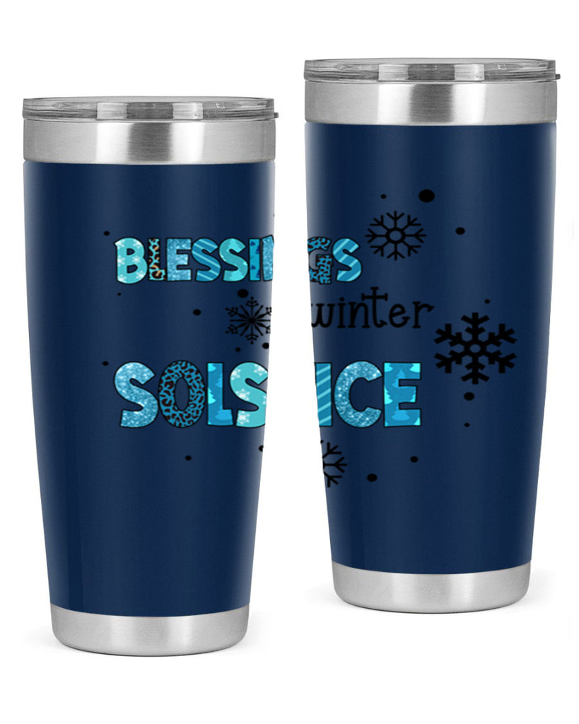 Blessings winter solstice 25#- winter- Tumbler