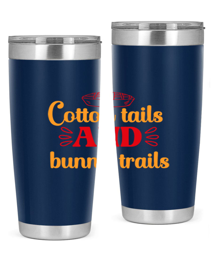 Cotton tails and bunny trails 112#- spring- Tumbler