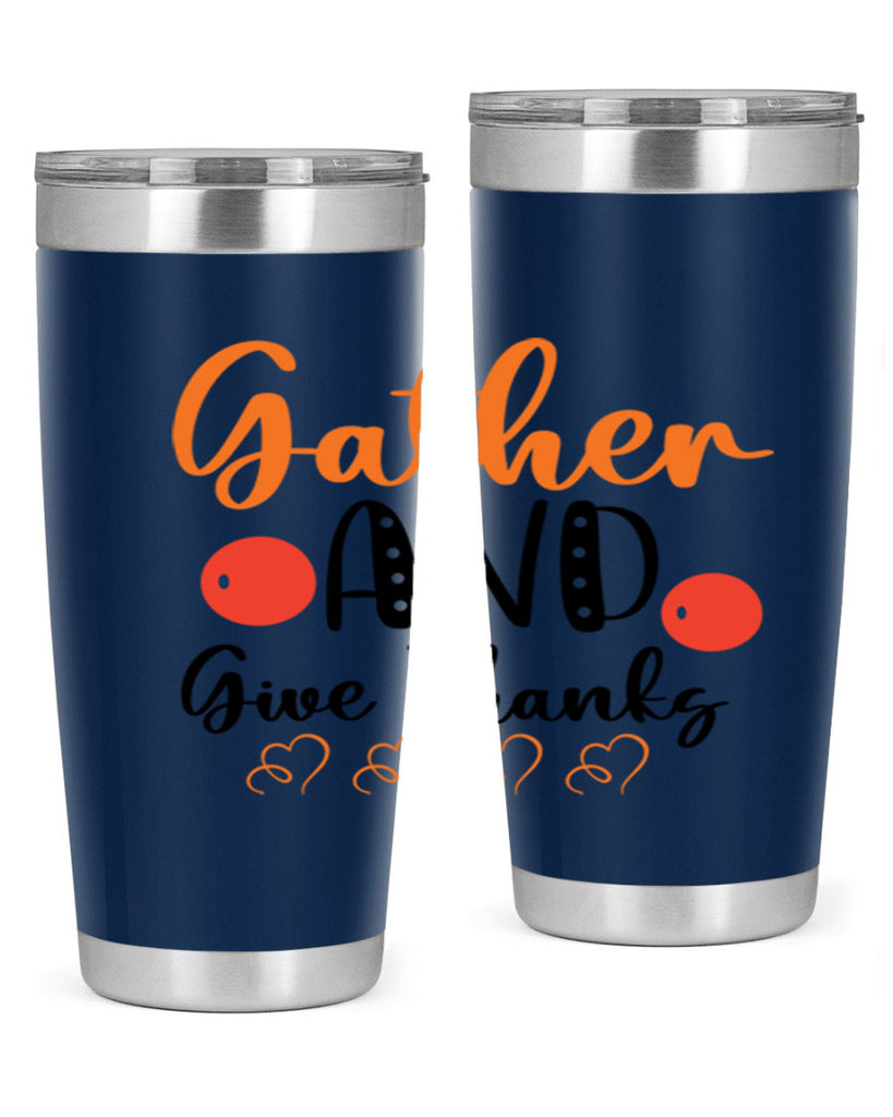 Gather And Give Thanks 188#- fall- Tumbler