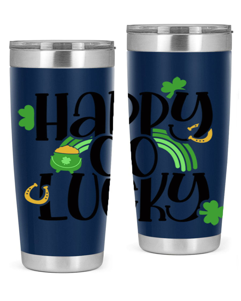 Happy Go Lucky Style 96#- St Patricks Day- Tumbler