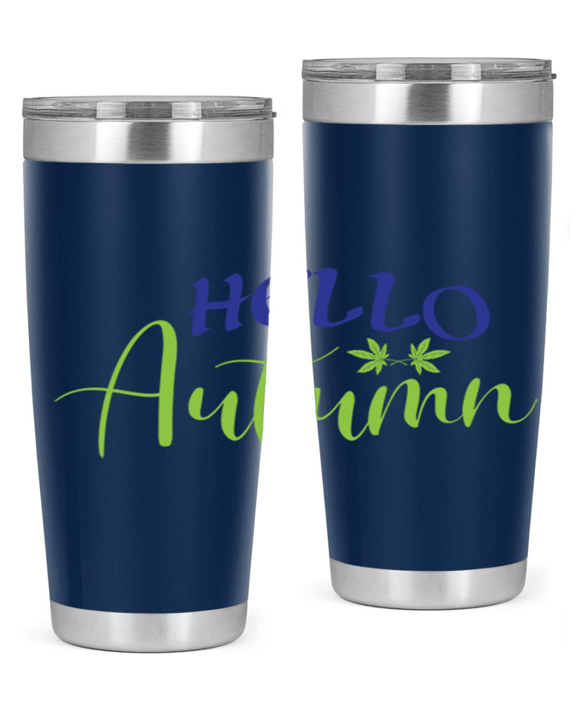 Hello Autumn 271#- fall- Tumbler