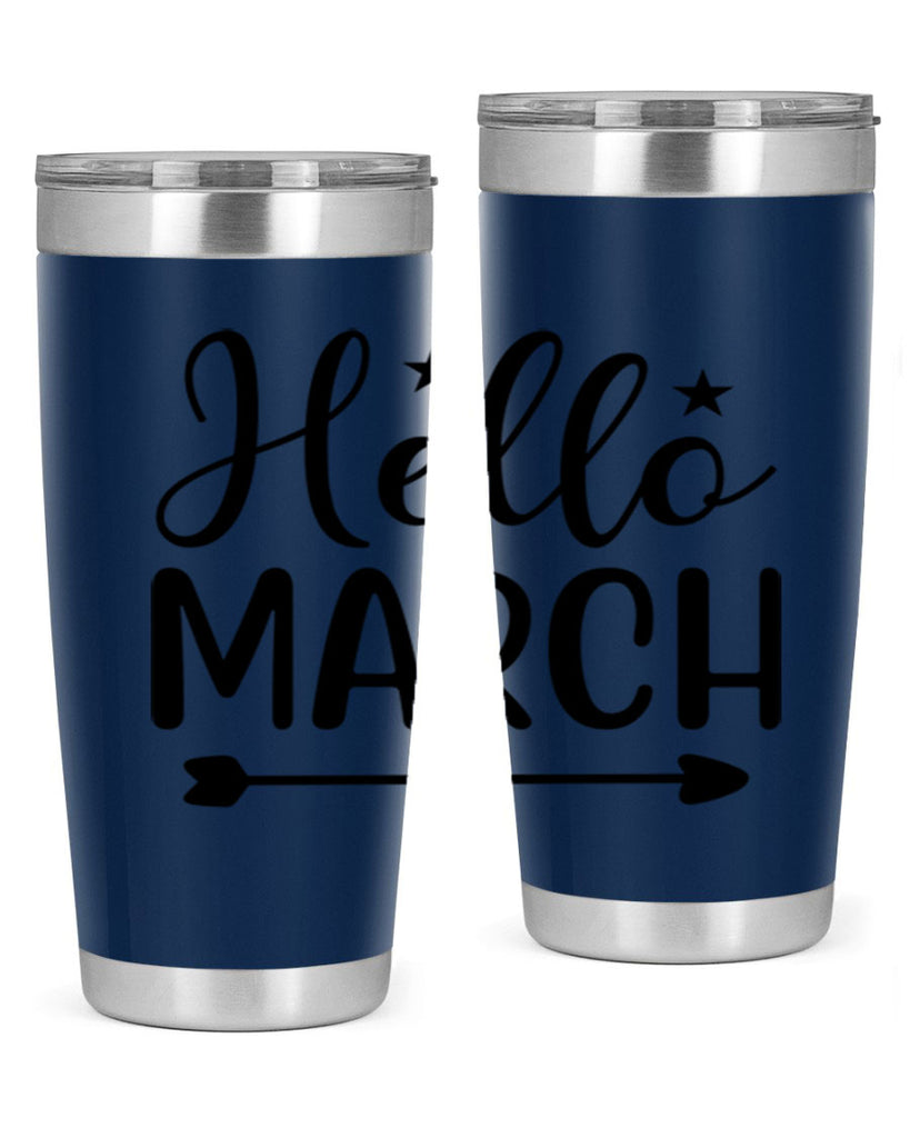 Hello March 184#- spring- Tumbler