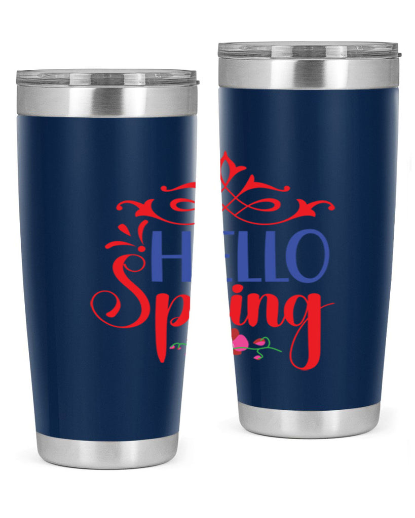 Hello Spring 211#- spring- Tumbler