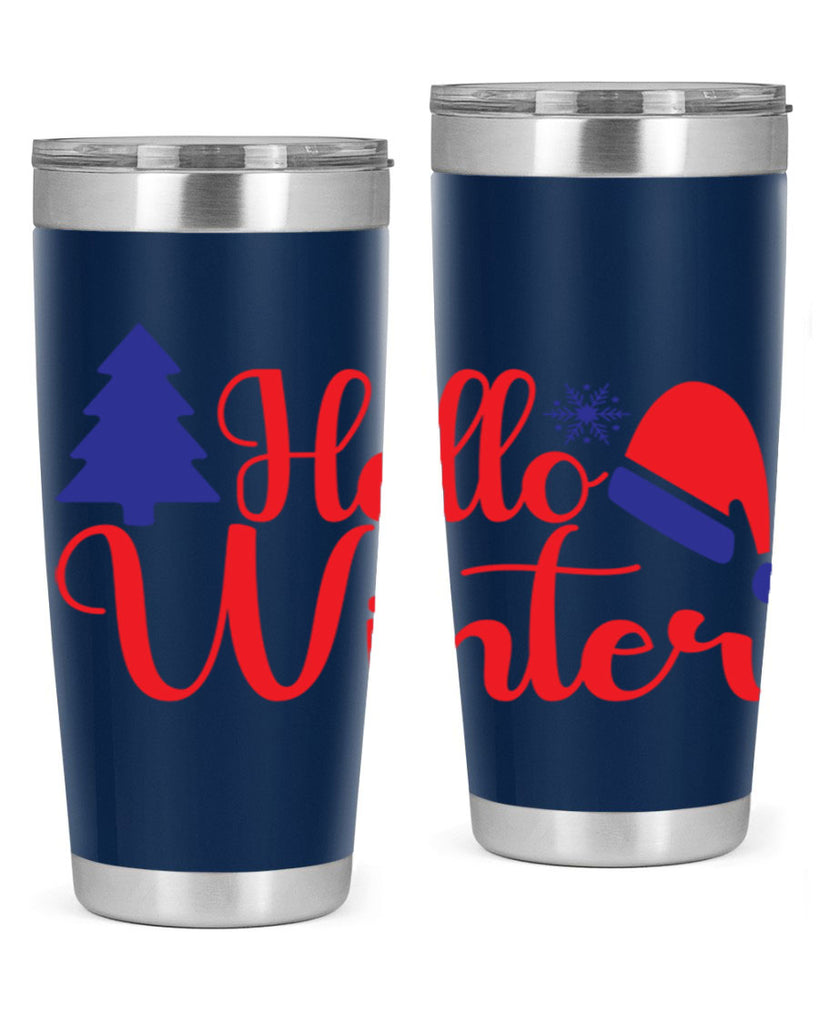 Hello Winter 179#- winter- Tumbler