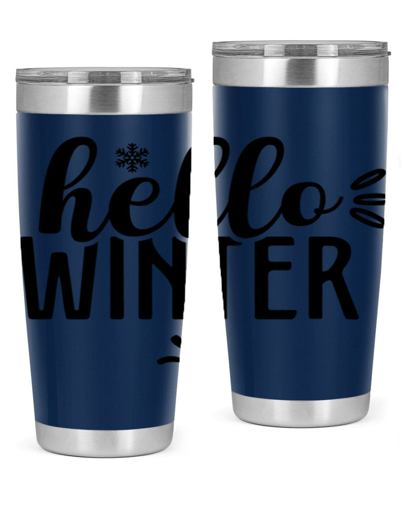 Hello Winter171#- winter- Tumbler