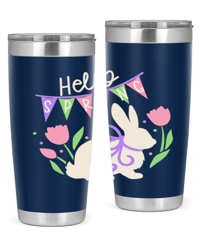 Hello spring bunny193#- spring- Tumbler
