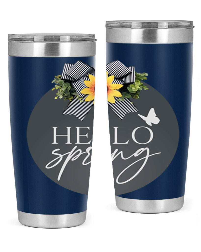 Hello spring butterfly Mockup194#- spring- Tumbler