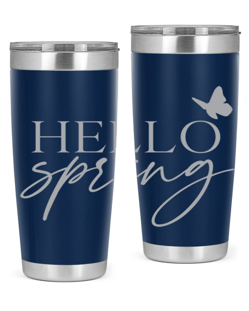 Hello spring butterfly195#- spring- Tumbler