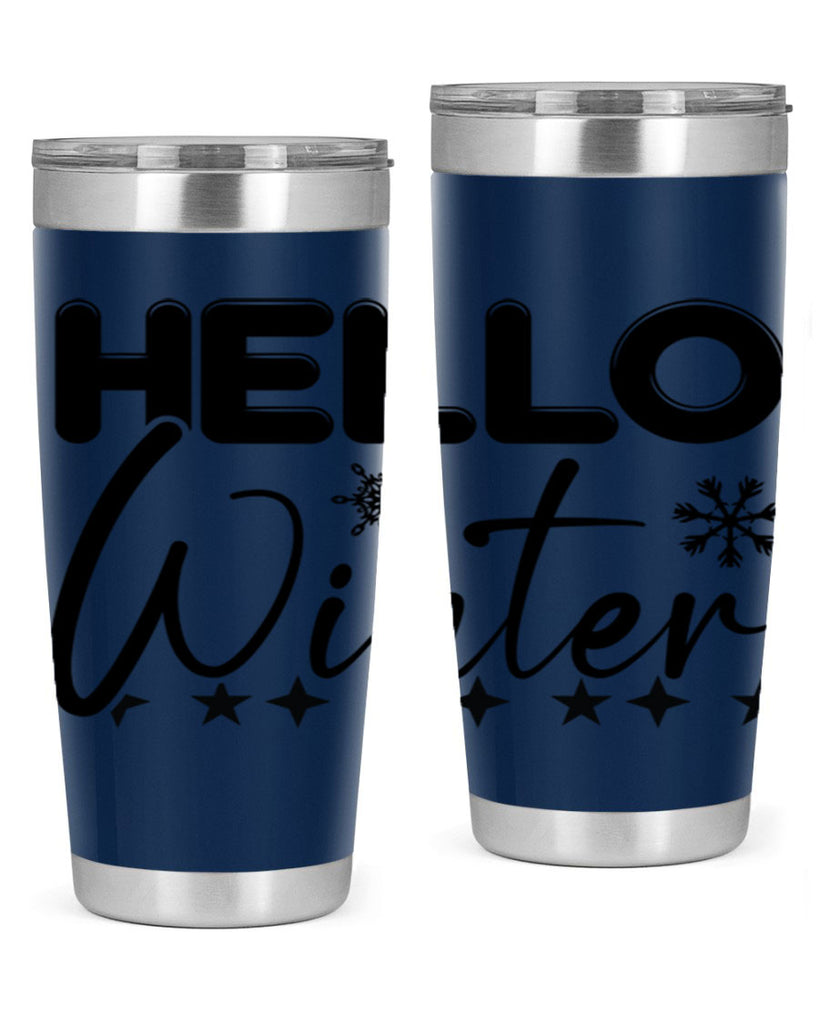 Hello winter 183#- winter- Tumbler