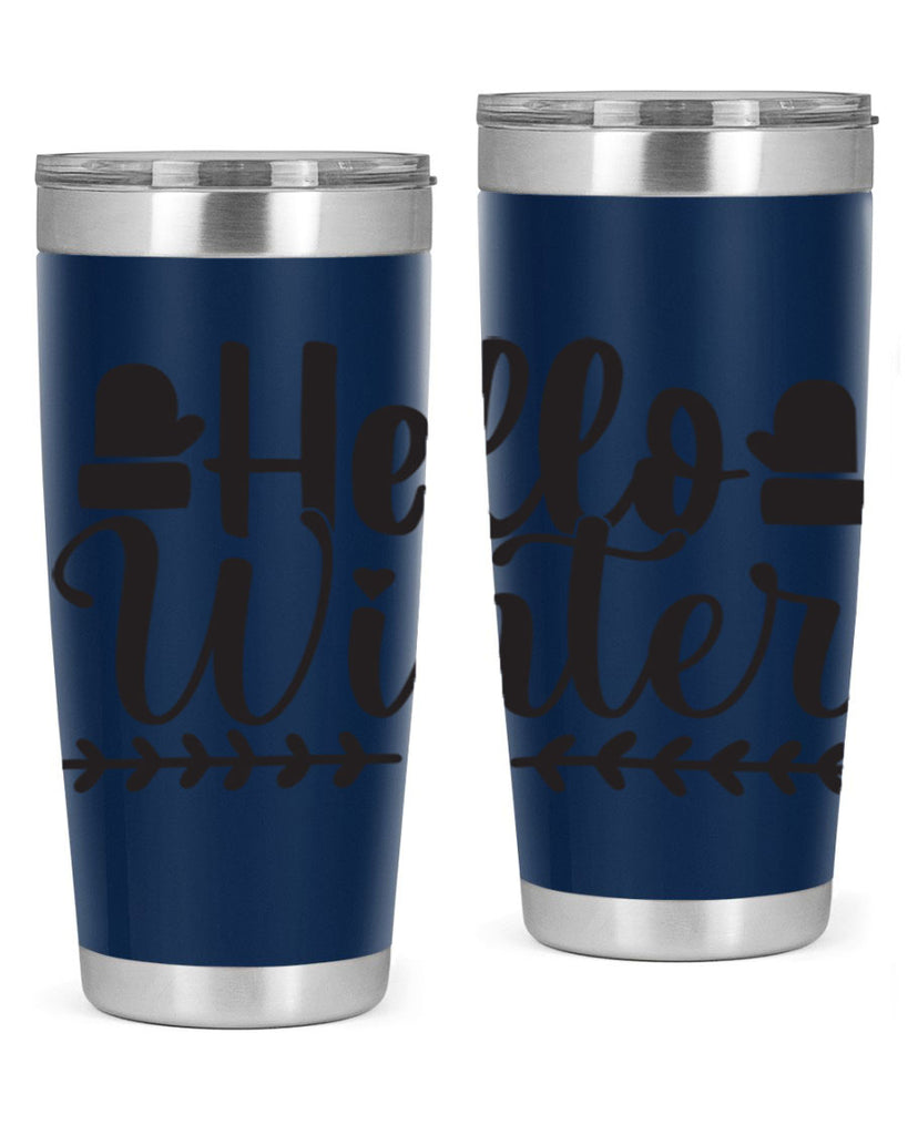 Hello winter 184#- winter- Tumbler
