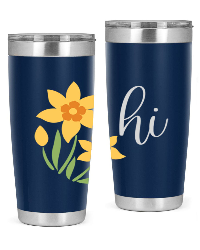 Hi daffodil flower236#- spring- Tumbler