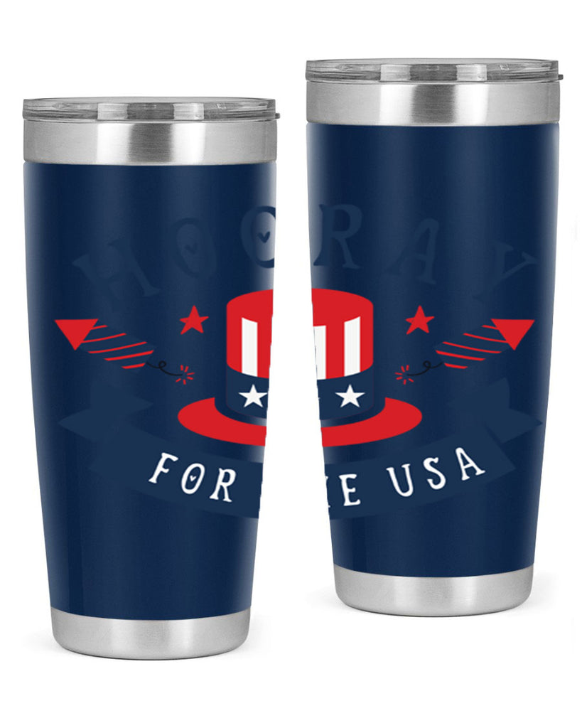 Hooray for the usa Style 42#- Fourt Of July- Tumbler