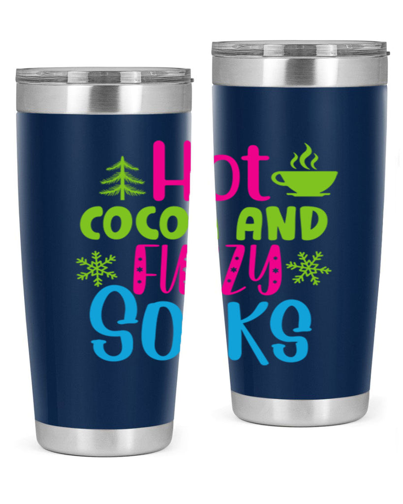 Hot Cocoa And Fuzzy Socks209#- winter- Tumbler