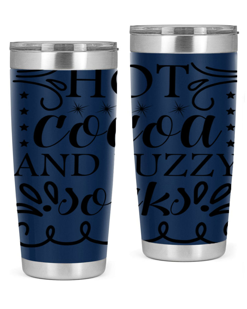 Hot Cocoa and Fuzzy Socks 217#- winter- Tumbler