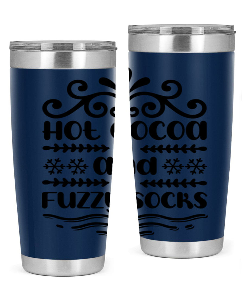Hot Cocoa and Fuzzy Socks 219#- winter- Tumbler
