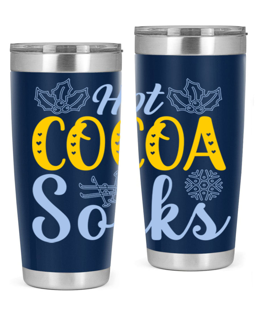 Hot cocoa socks211#- winter- Tumbler