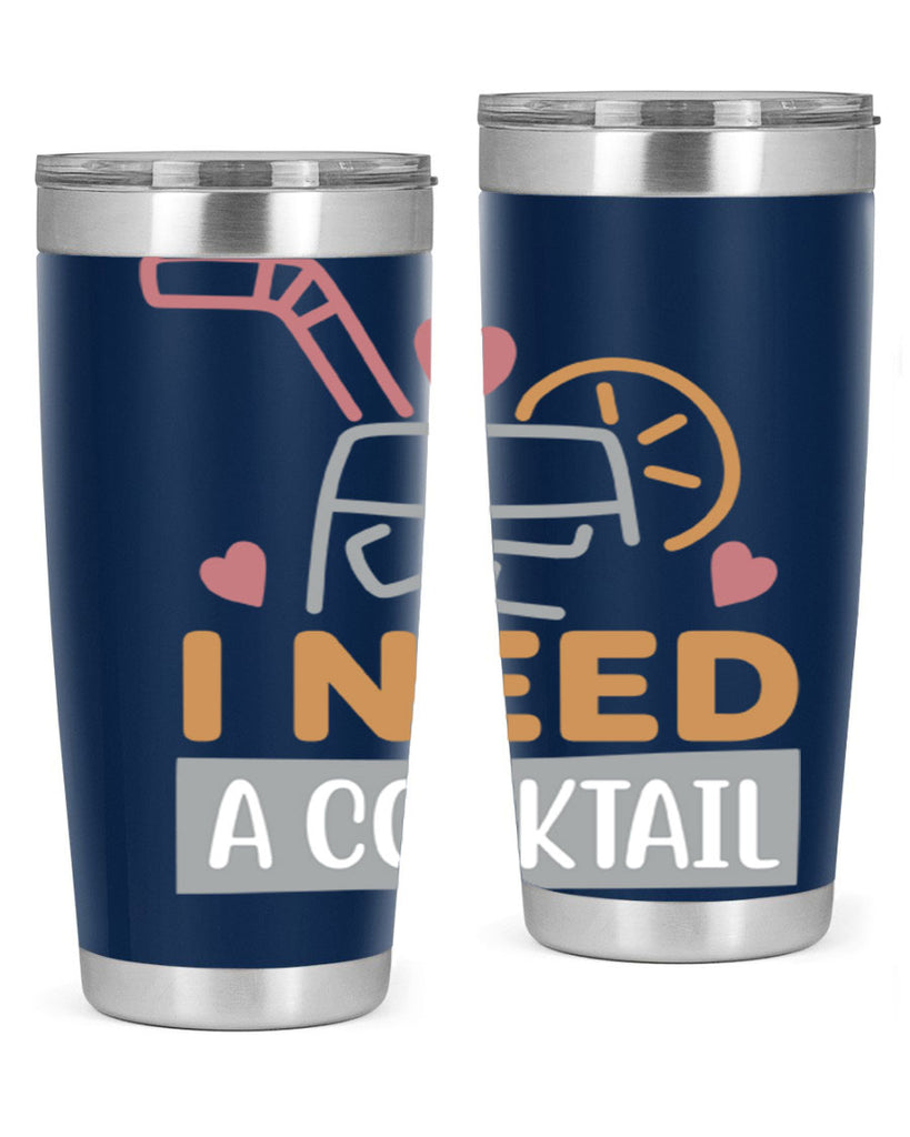 I Need A Cocktail 107#- fashion- Cotton Tank