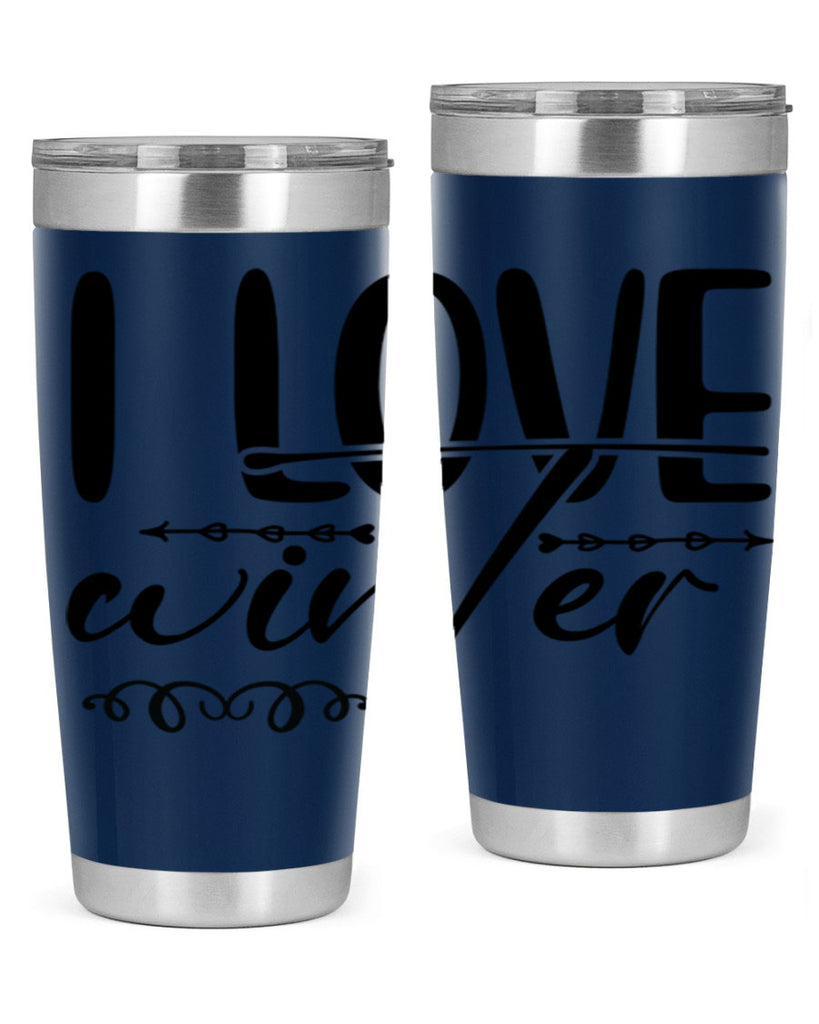 I love winter 243#- winter- Tumbler