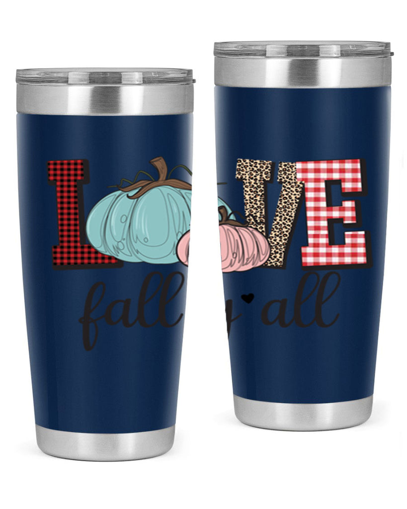 Love Fall Yall 409#- fall- Tumbler