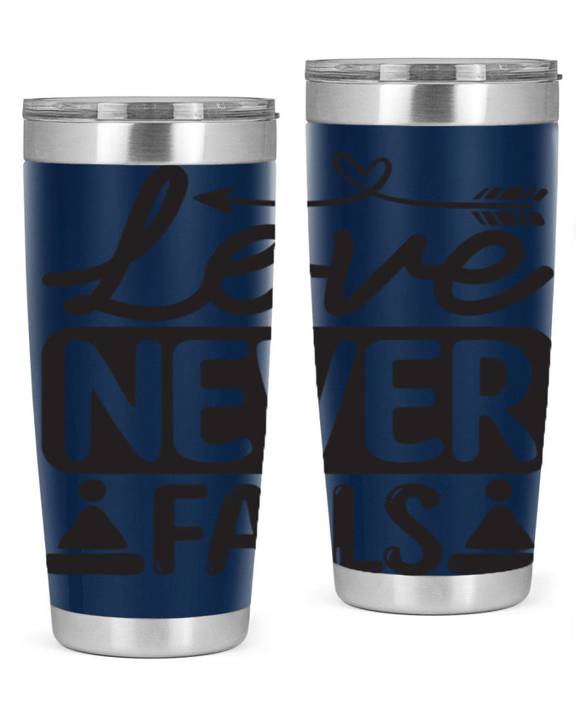 Love never fails 317#- winter- Tumbler