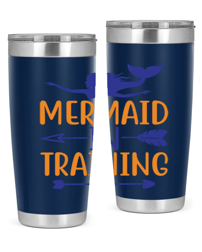 Mermaid in Training 360#- mermaid- Tumbler